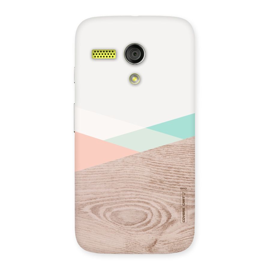 Wooden Fusion Back Case for Moto G
