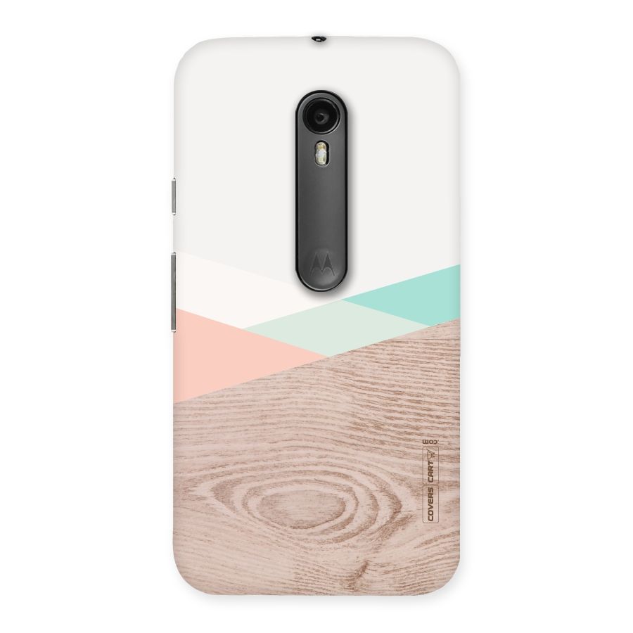 Wooden Fusion Back Case for Moto G3