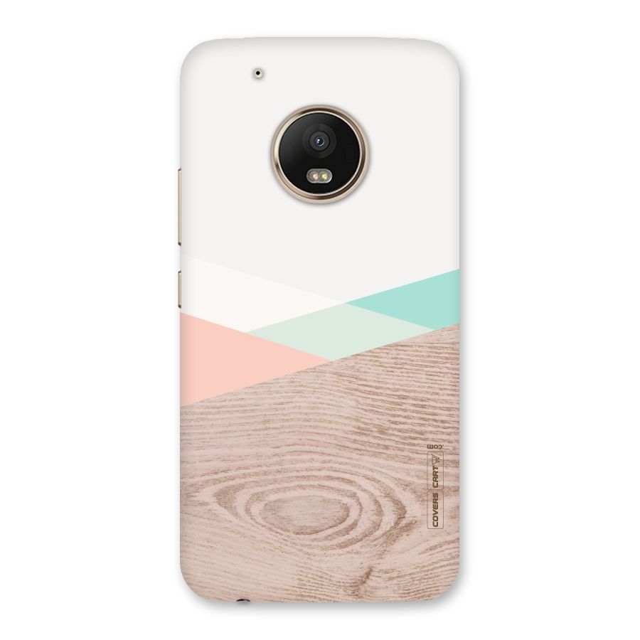 Wooden Fusion Back Case for Moto G5 Plus