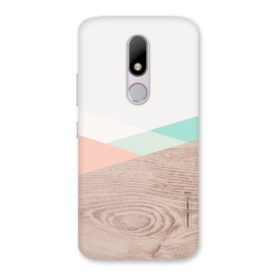 Wooden Fusion Back Case for Moto M