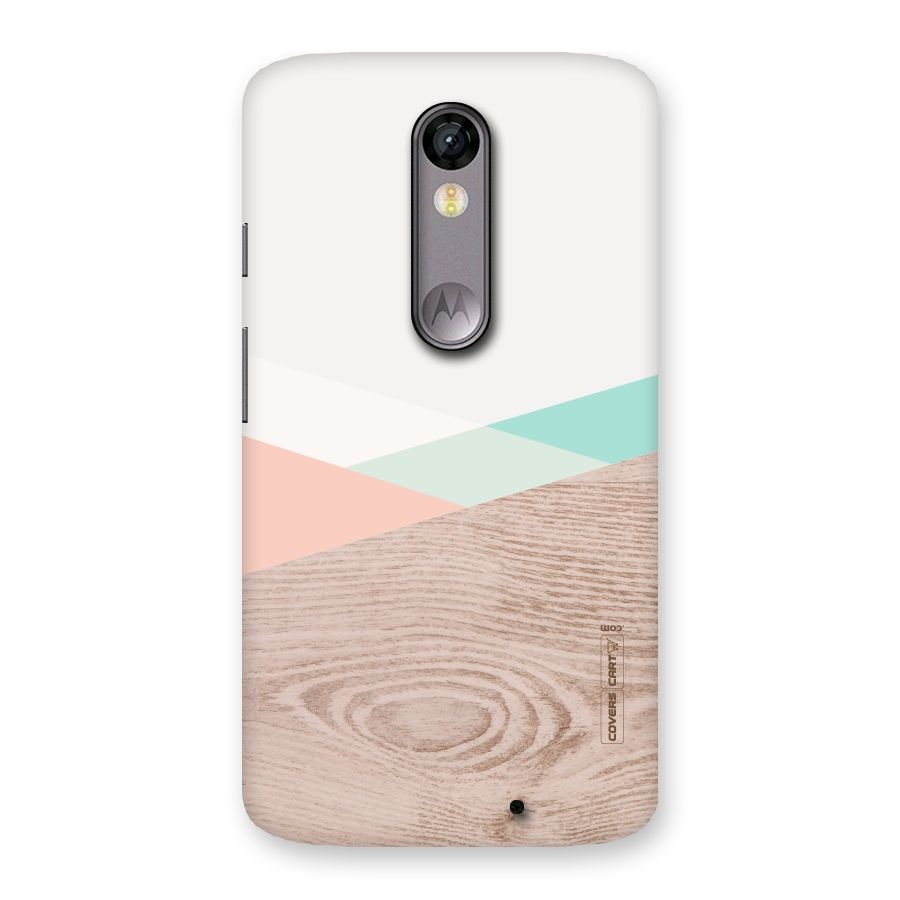Wooden Fusion Back Case for Moto X Force