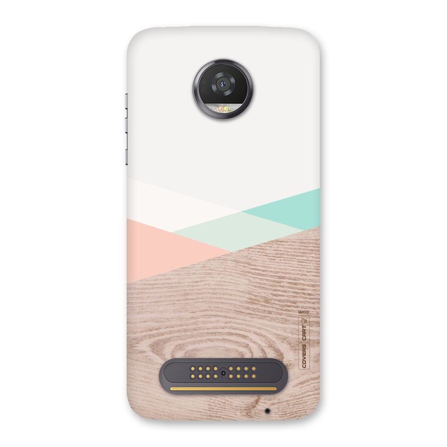 Wooden Fusion Back Case for Moto Z2 Play