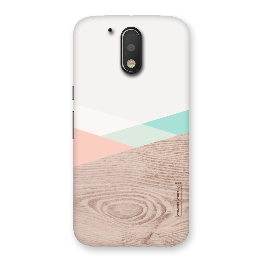 Wooden Fusion Back Case for Motorola Moto G4