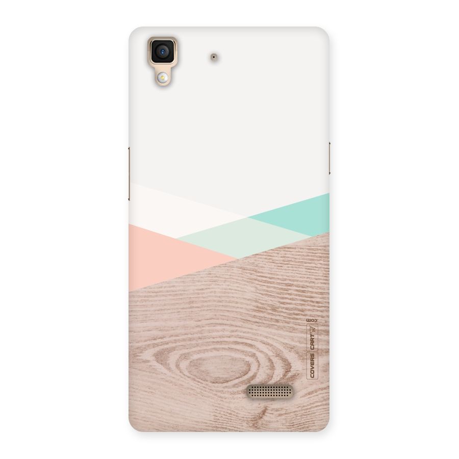 Wooden Fusion Back Case for Oppo R7