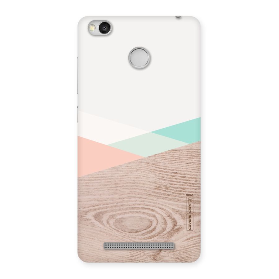 Wooden Fusion Back Case for Redmi 3S Prime