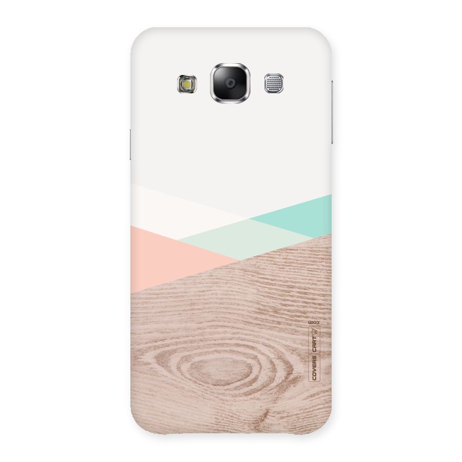 Wooden Fusion Back Case for Samsung Galaxy E5