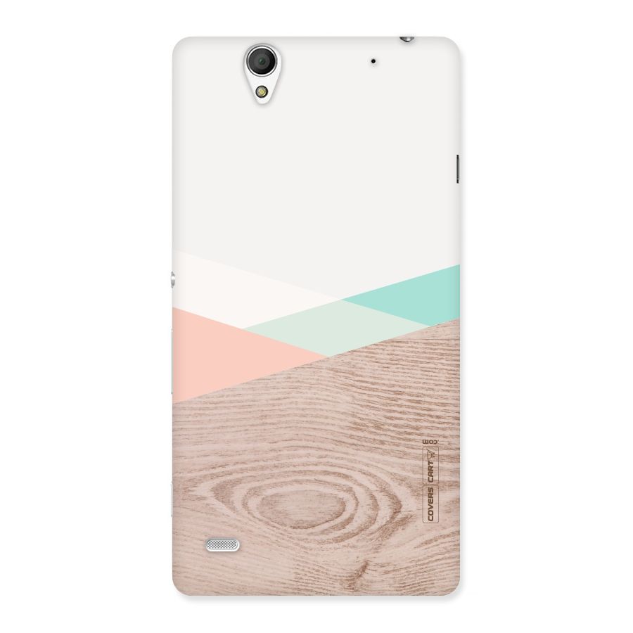 Wooden Fusion Back Case for Sony Xperia C4
