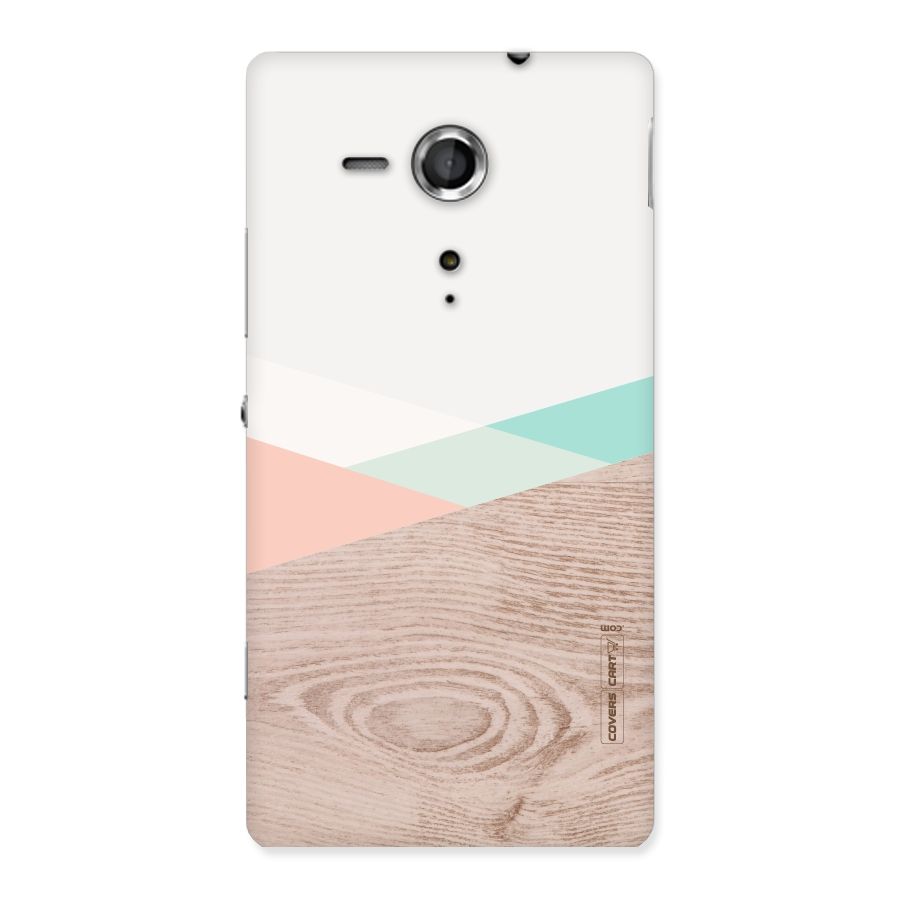 Wooden Fusion Back Case for Sony Xperia SP