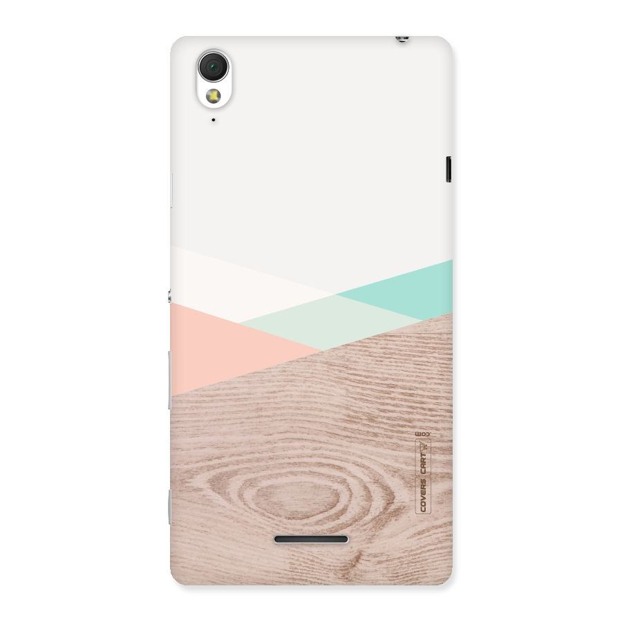 Wooden Fusion Back Case for Sony Xperia T3