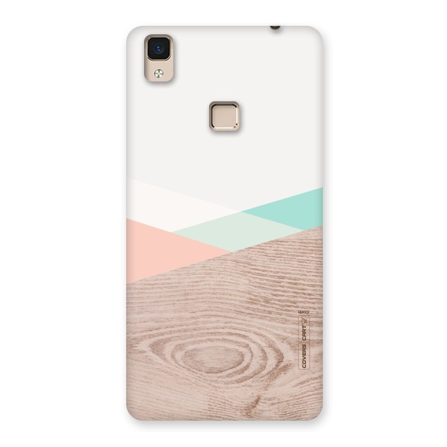 Wooden Fusion Back Case for V3 Max