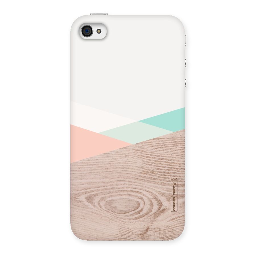 Wooden Fusion Back Case for iPhone 4 4s