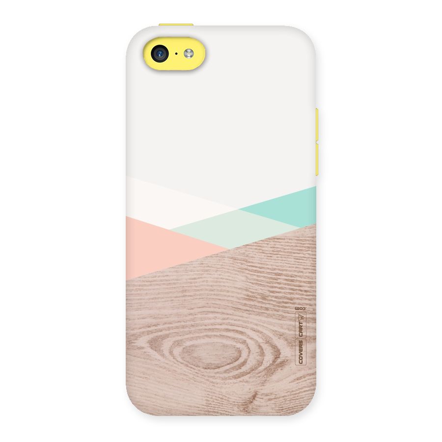 Wooden Fusion Back Case for iPhone 5C