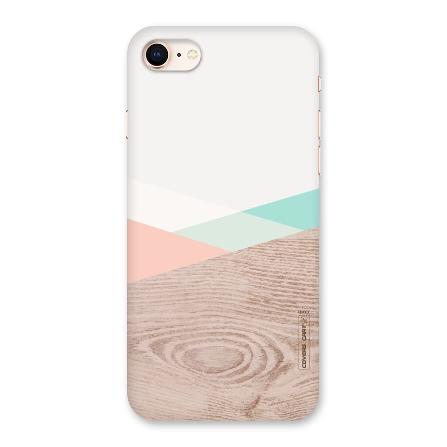 Wooden Fusion Back Case for iPhone 8