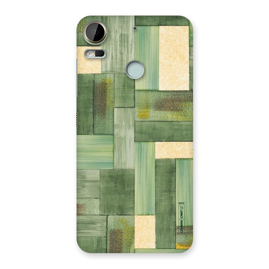 Wooden Green Texture Back Case for Desire 10 Pro