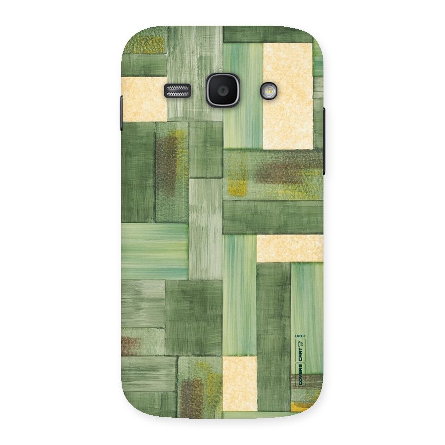 Wooden Green Texture Back Case for Galaxy Ace 3