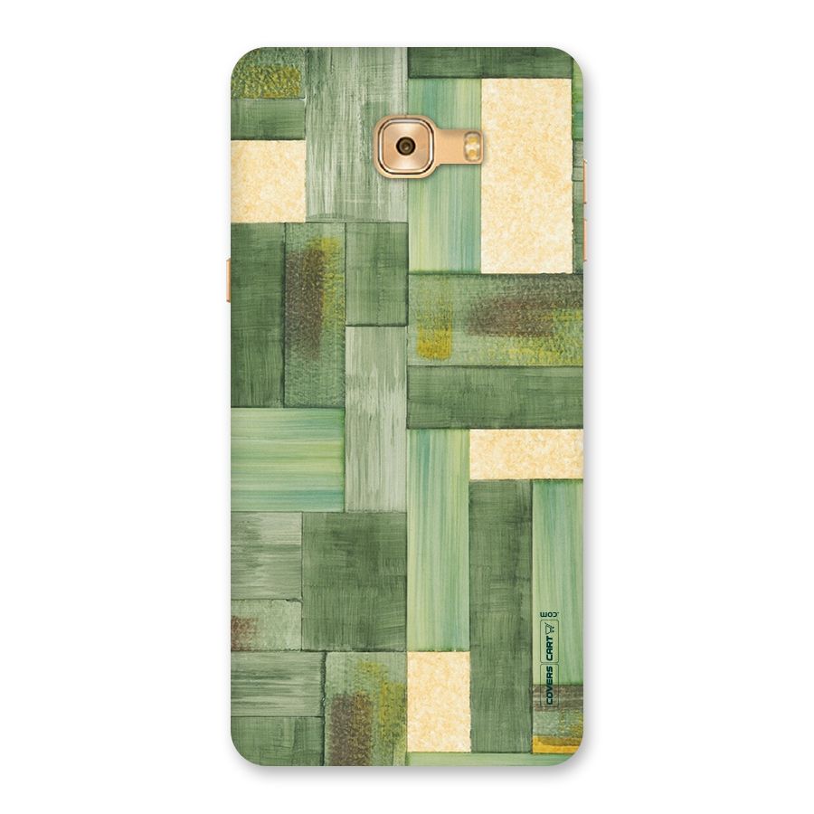Wooden Green Texture Back Case for Galaxy C9 Pro