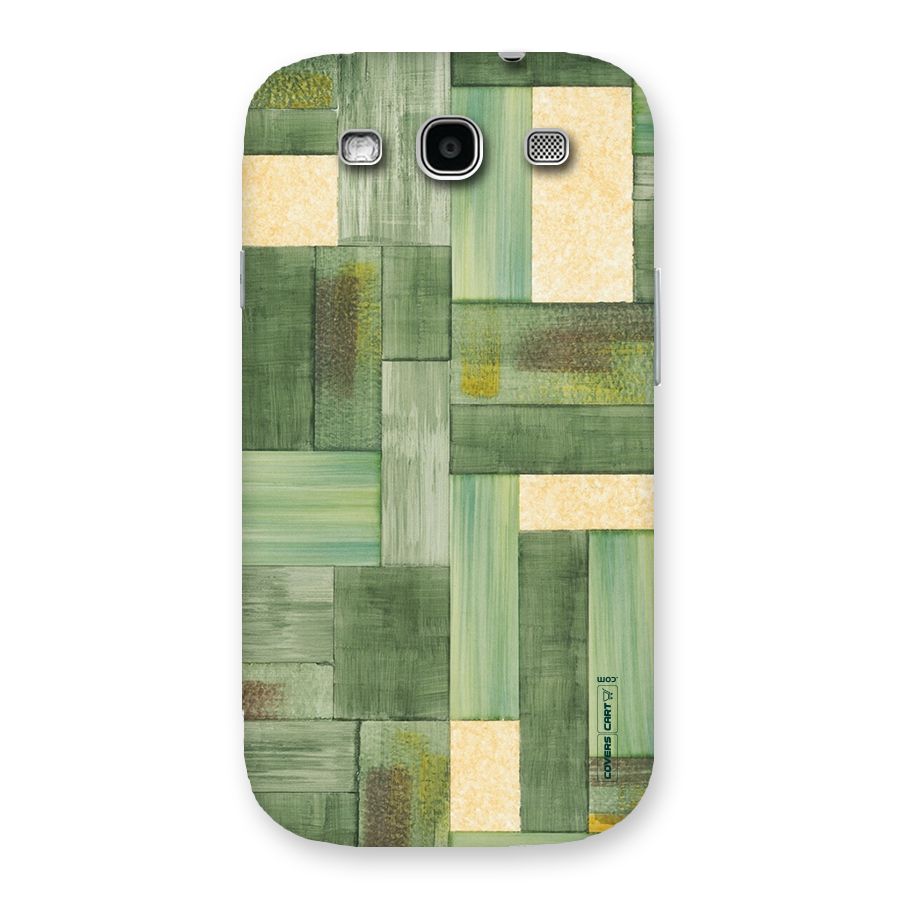 Wooden Green Texture Back Case for Galaxy S3