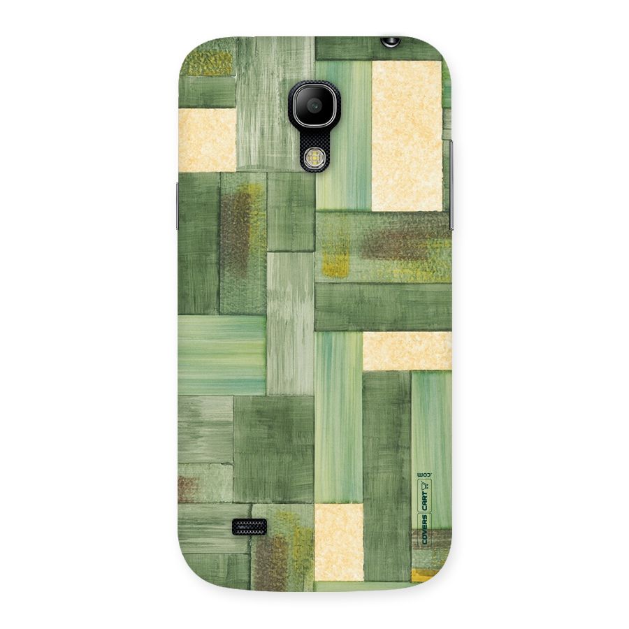 Wooden Green Texture Back Case for Galaxy S4 Mini