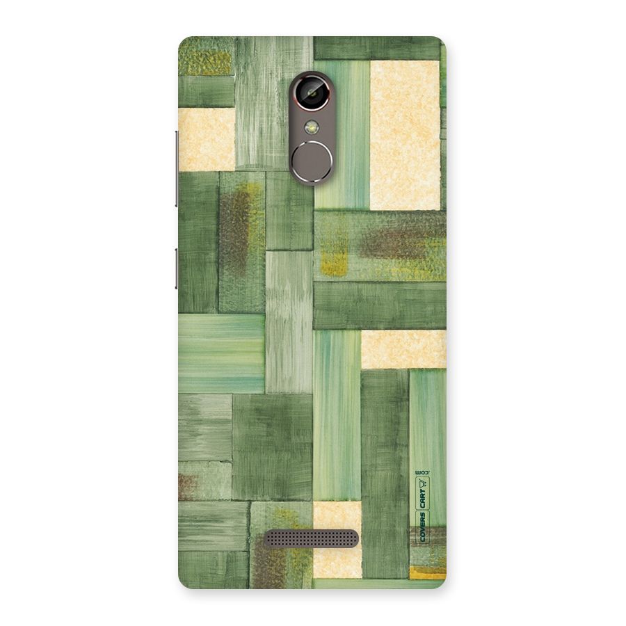 Wooden Green Texture Back Case for Gionee S6s