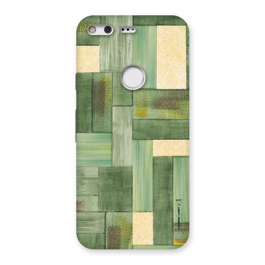 Wooden Green Texture Back Case for Google Pixel