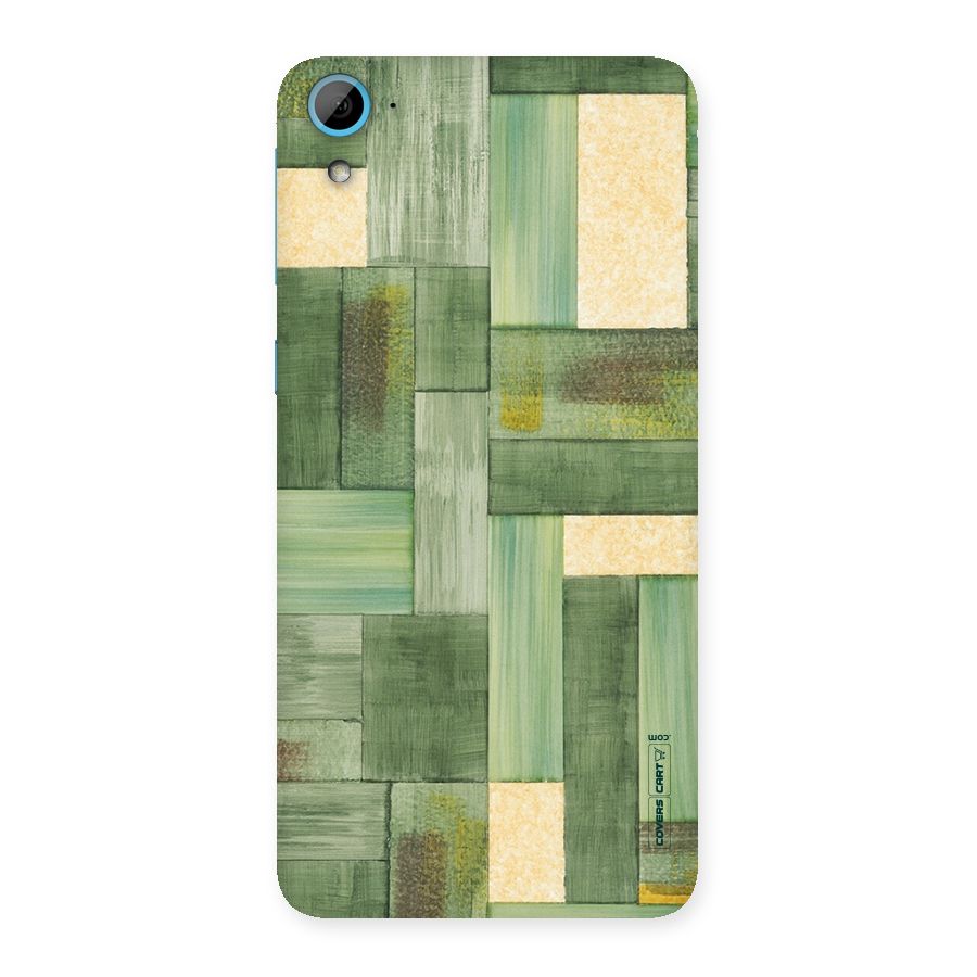 Wooden Green Texture Back Case for HTC Desire 826