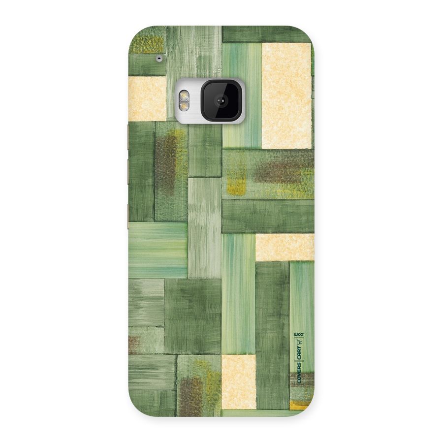 Wooden Green Texture Back Case for HTC One M9