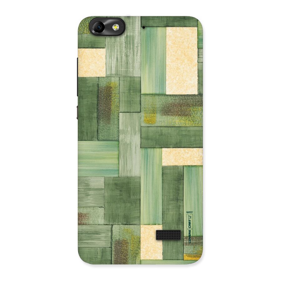 Wooden Green Texture Back Case for Honor 4C