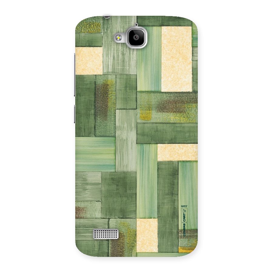 Wooden Green Texture Back Case for Honor Holly