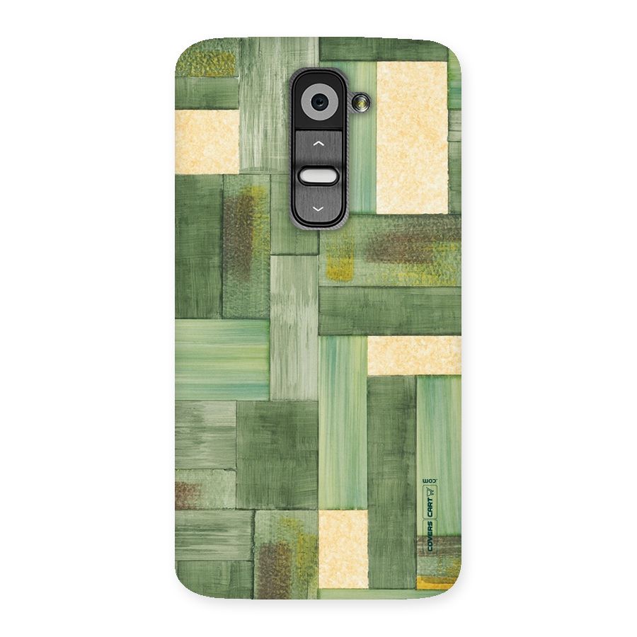 Wooden Green Texture Back Case for LG G2