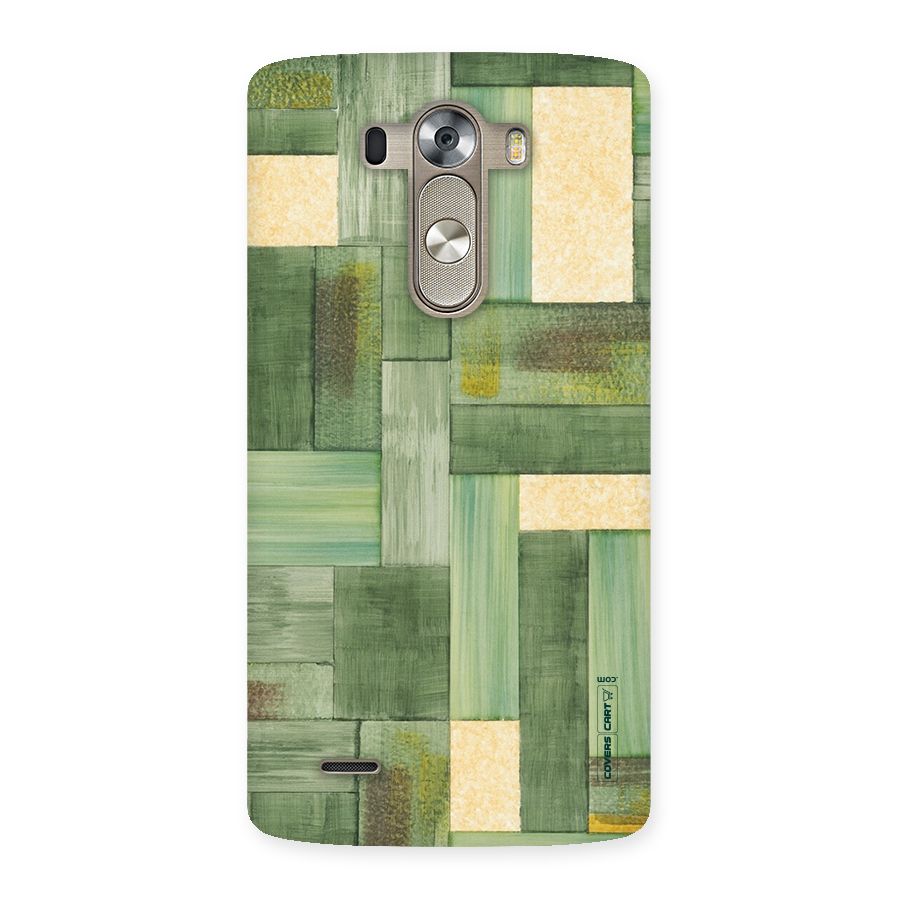 Wooden Green Texture Back Case for LG G3