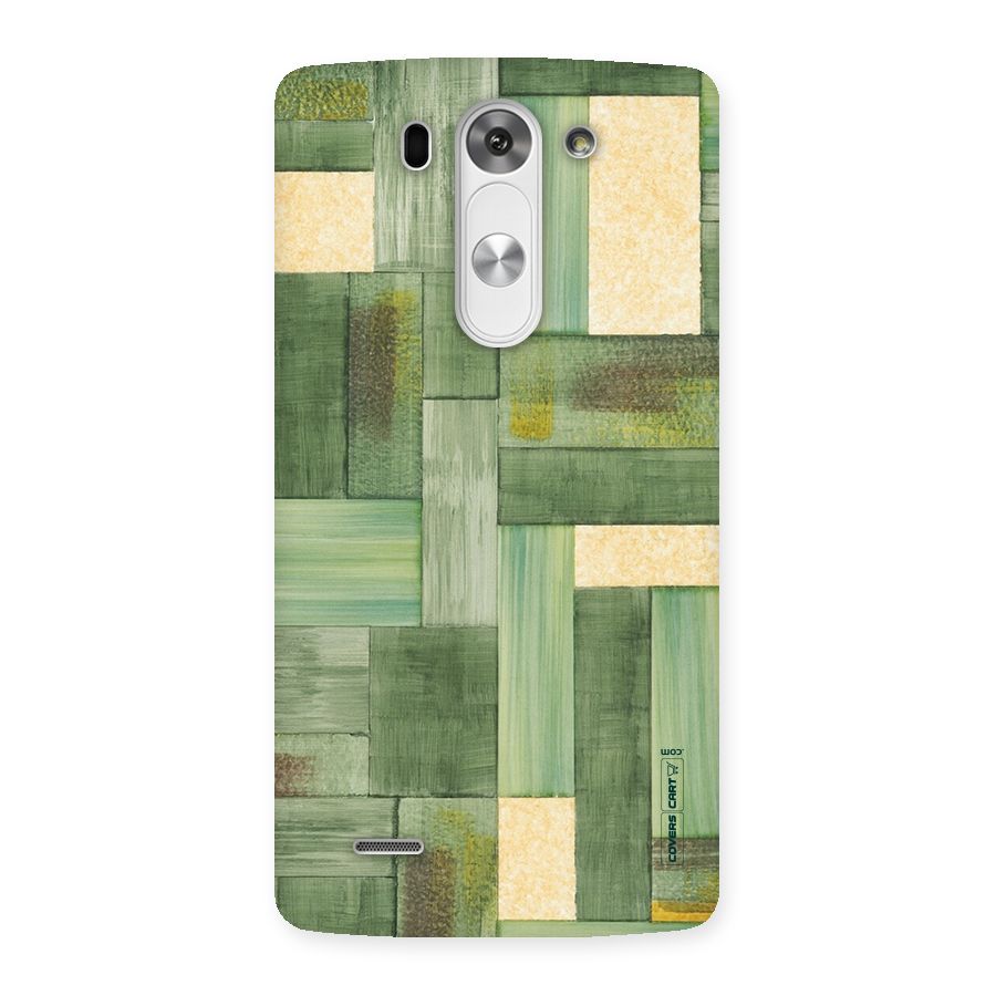 Wooden Green Texture Back Case for LG G3 Beat