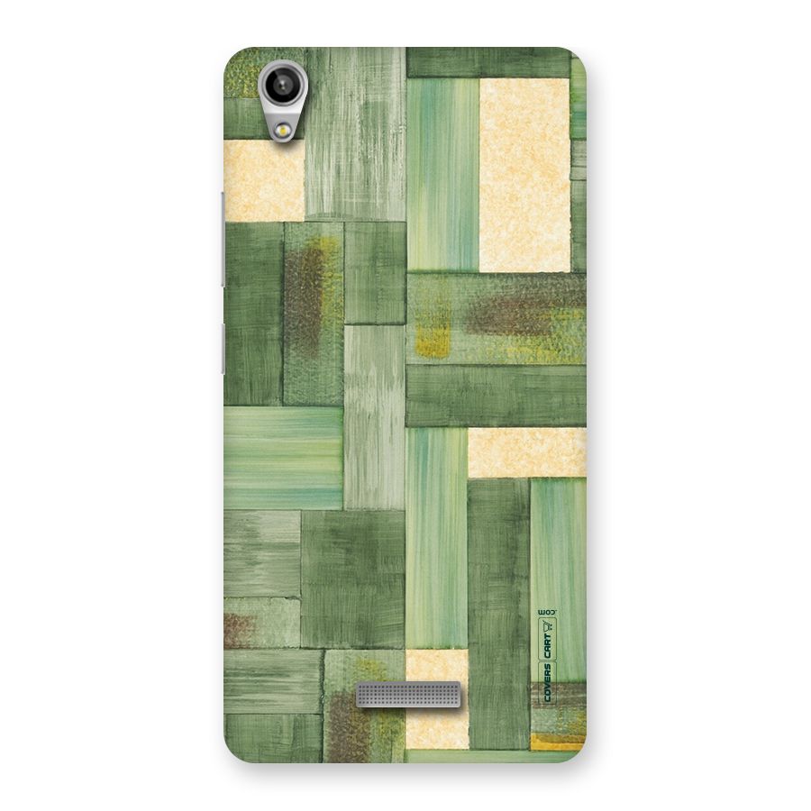 Wooden Green Texture Back Case for Lava-Pixel-V1