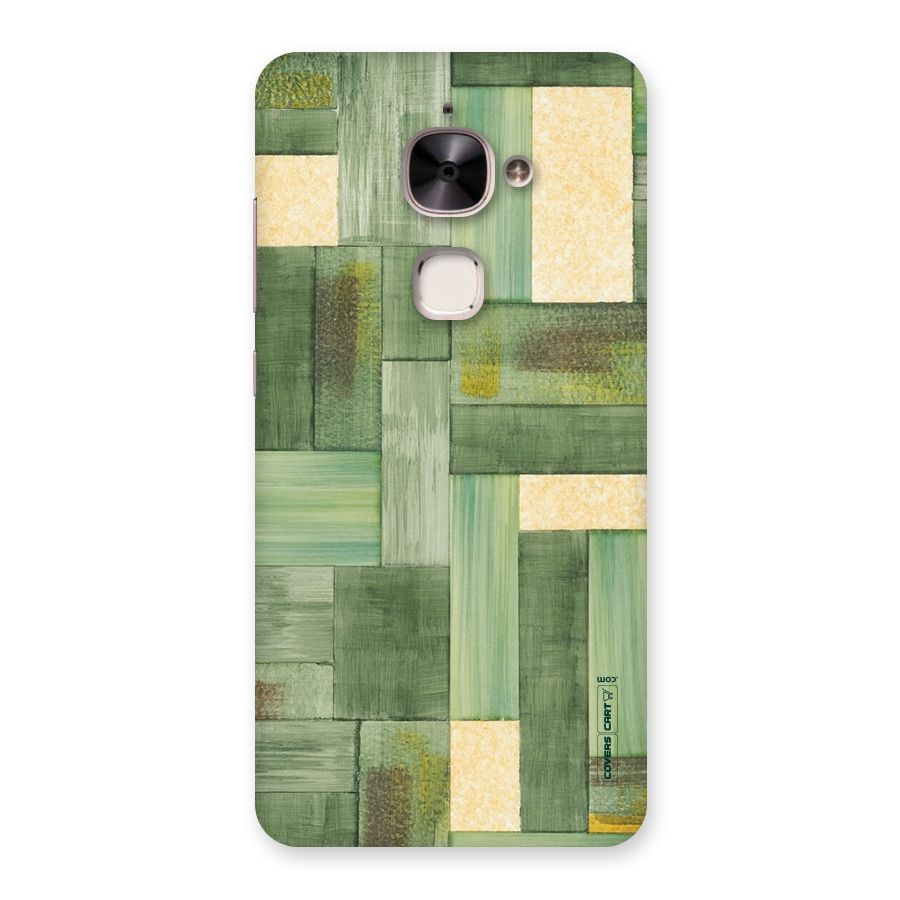 Wooden Green Texture Back Case for Le 2