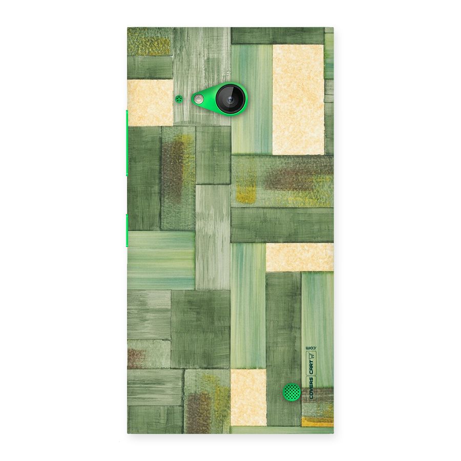 Wooden Green Texture Back Case for Lumia 730