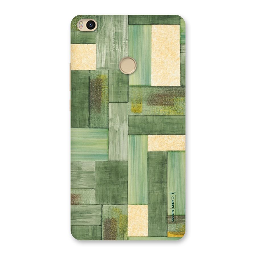 Wooden Green Texture Back Case for Mi Max 2