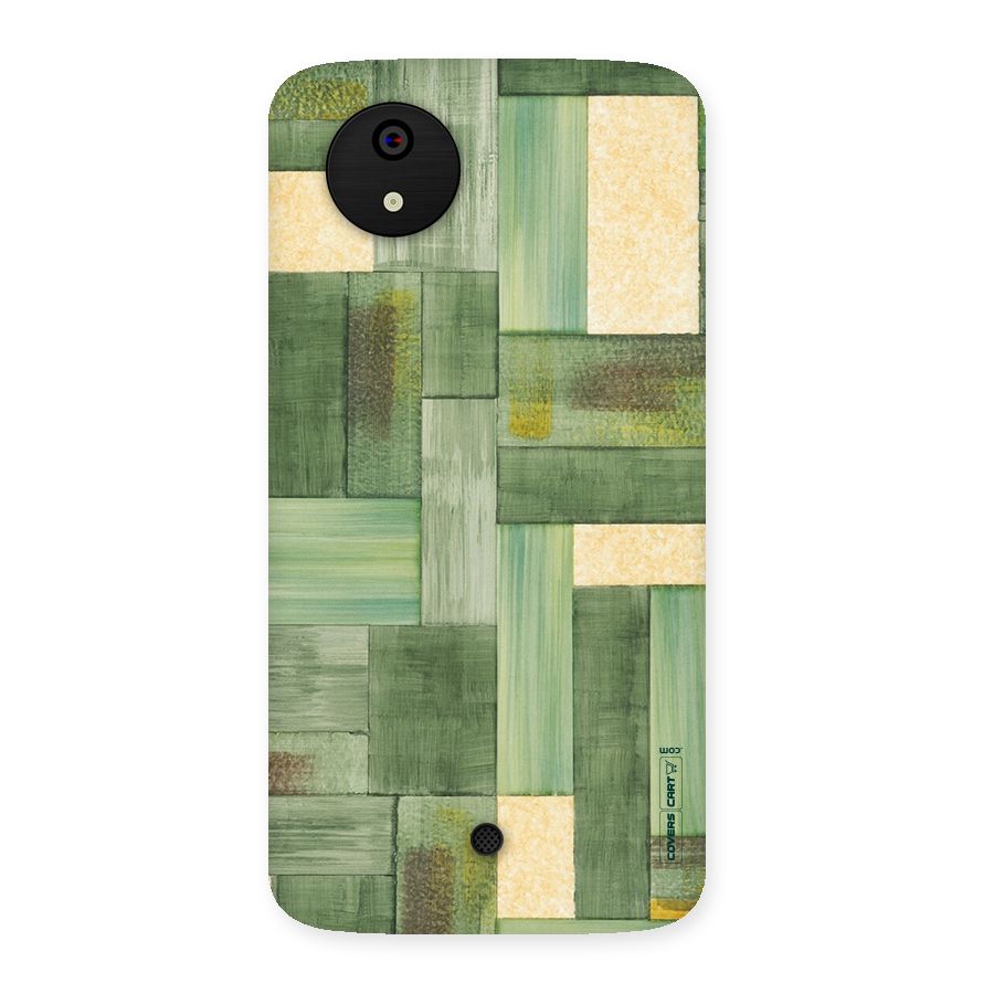 Wooden Green Texture Back Case for Micromax Canvas A1