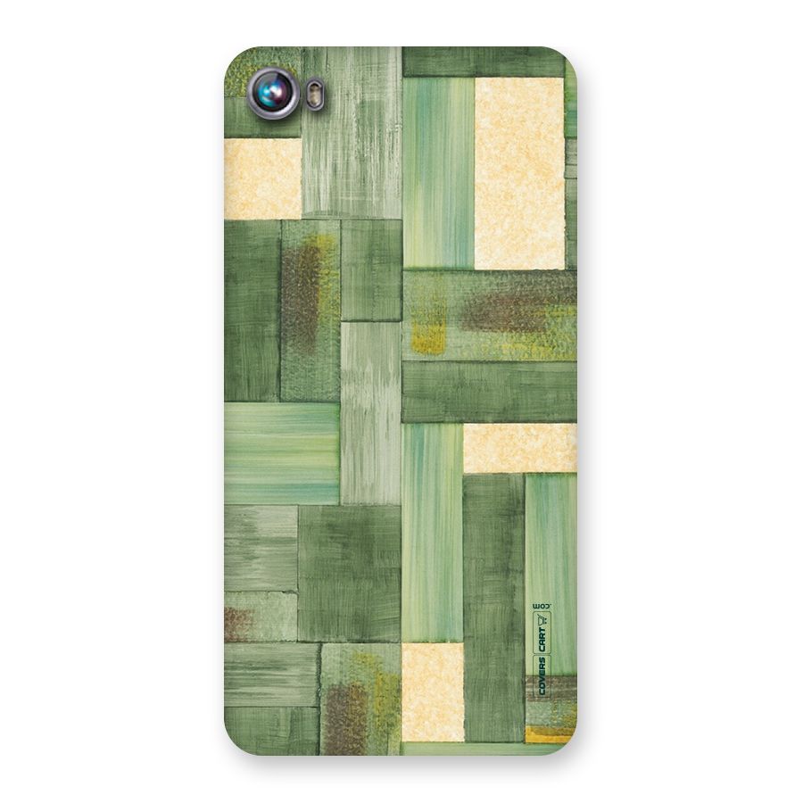 Wooden Green Texture Back Case for Micromax Canvas Fire 4 A107