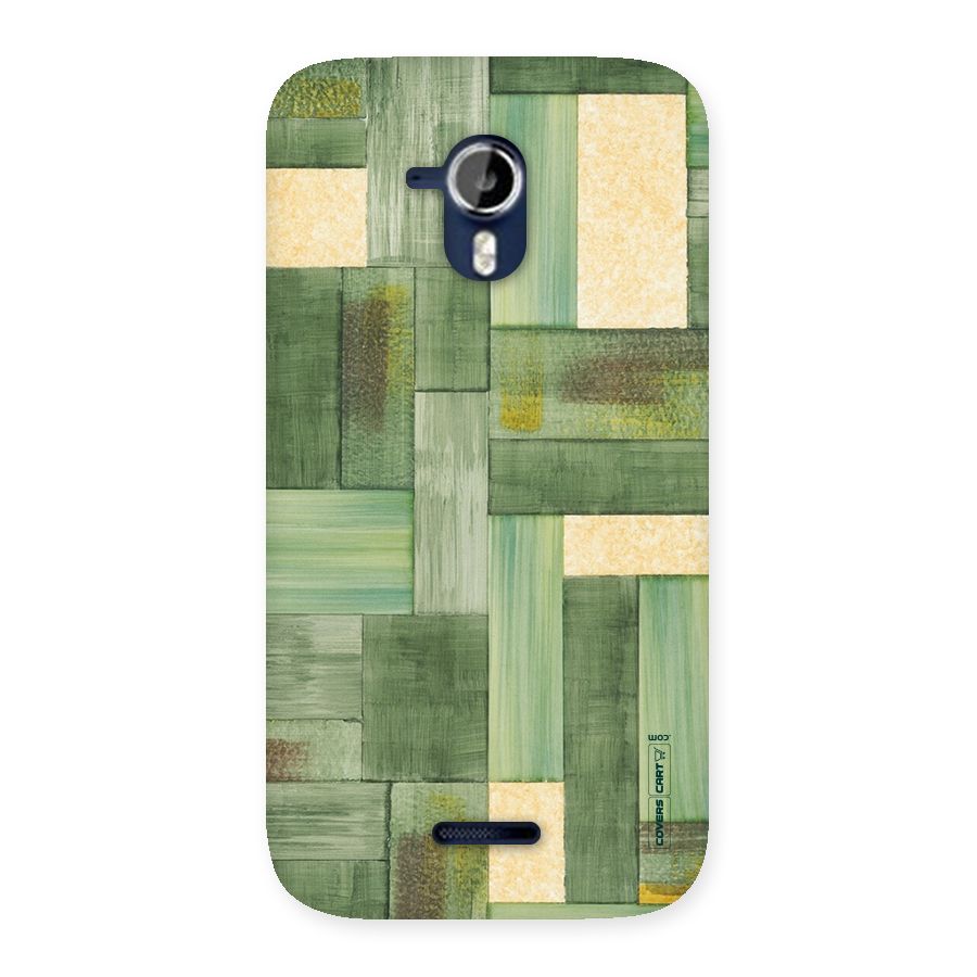 Wooden Green Texture Back Case for Micromax Canvas Magnus A117