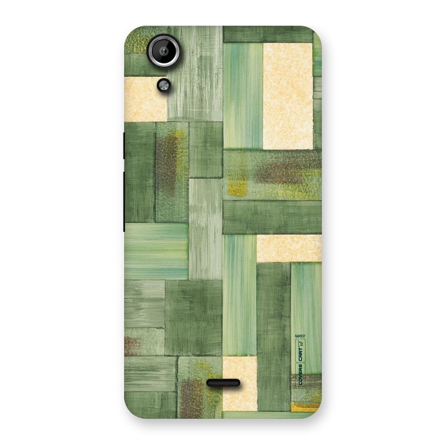 Wooden Green Texture Back Case for Micromax Canvas Selfie Lens Q345