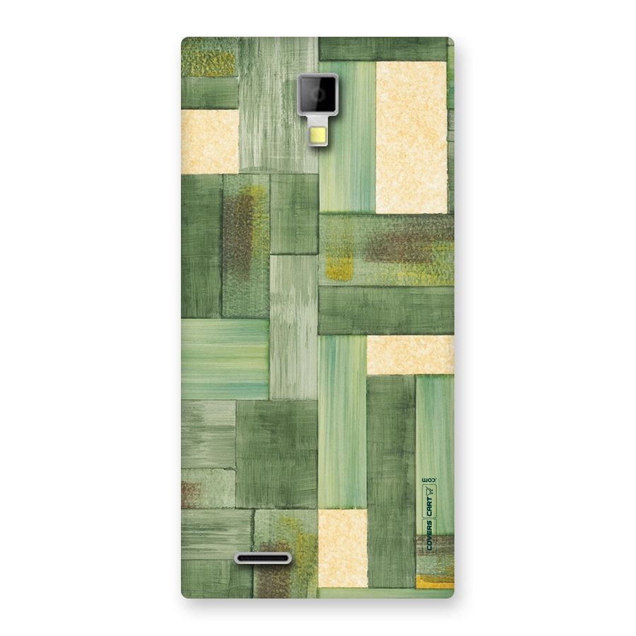 Wooden Green Texture Back Case for Micromax Canvas Xpress A99