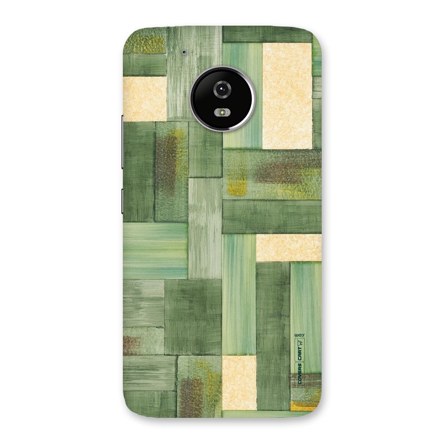 Wooden Green Texture Back Case for Moto G5