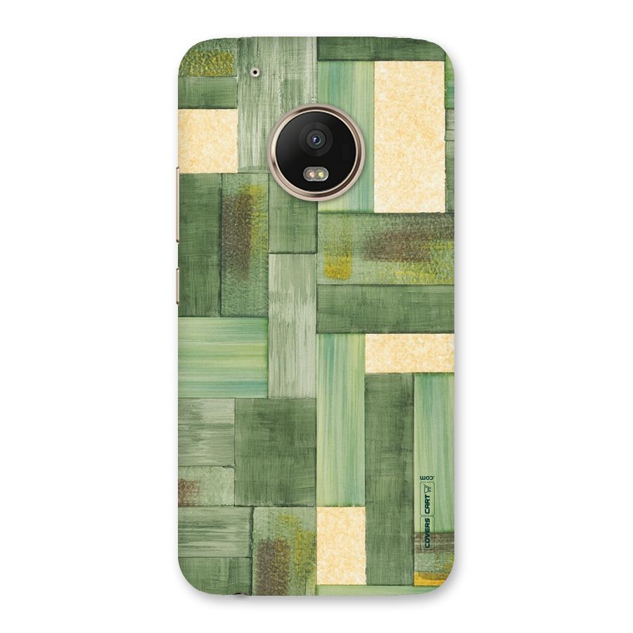 Wooden Green Texture Back Case for Moto G5 Plus