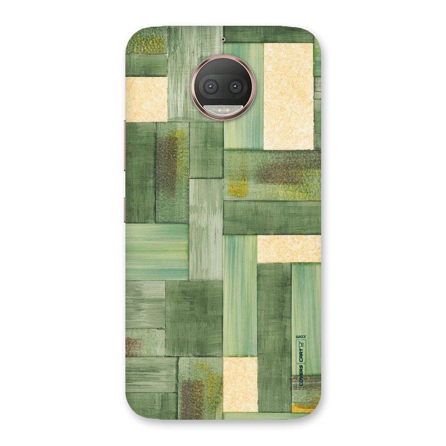 Wooden Green Texture Back Case for Moto G5s Plus