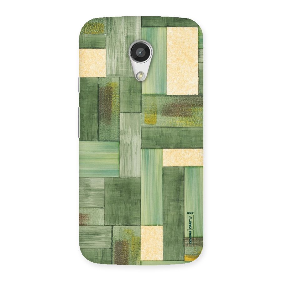 Wooden Green Texture Back Case for Moto G 2nd Gen