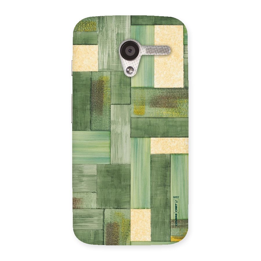 Wooden Green Texture Back Case for Moto X