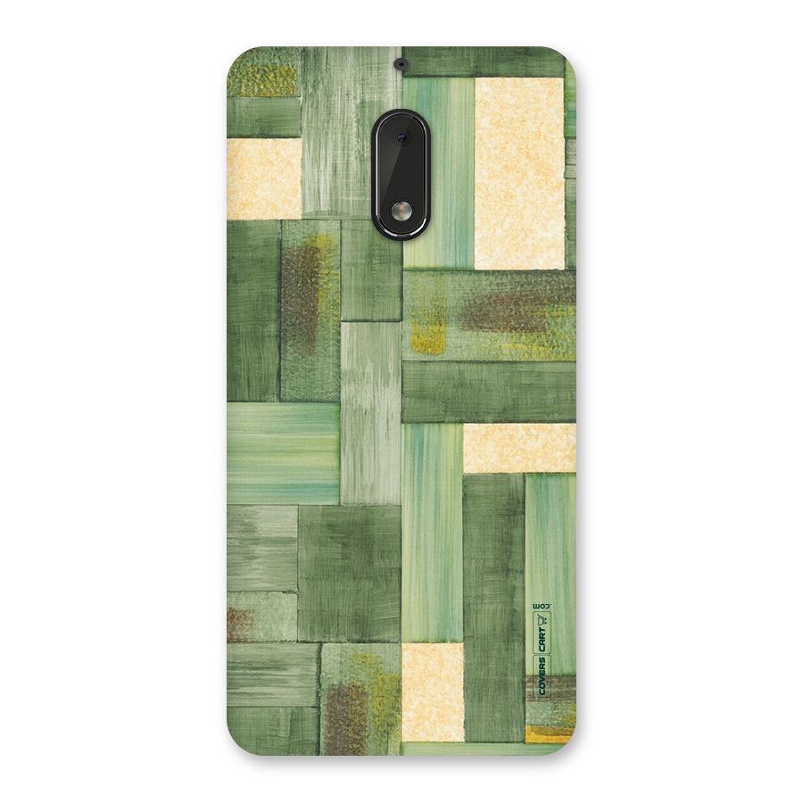 Wooden Green Texture Back Case for Nokia 6