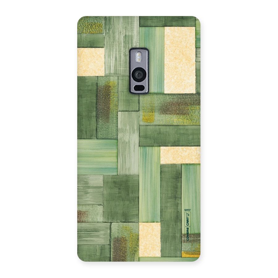 Wooden Green Texture Back Case for OnePlus Two