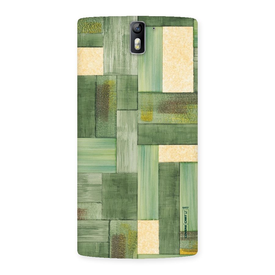 Wooden Green Texture Back Case for One Plus One