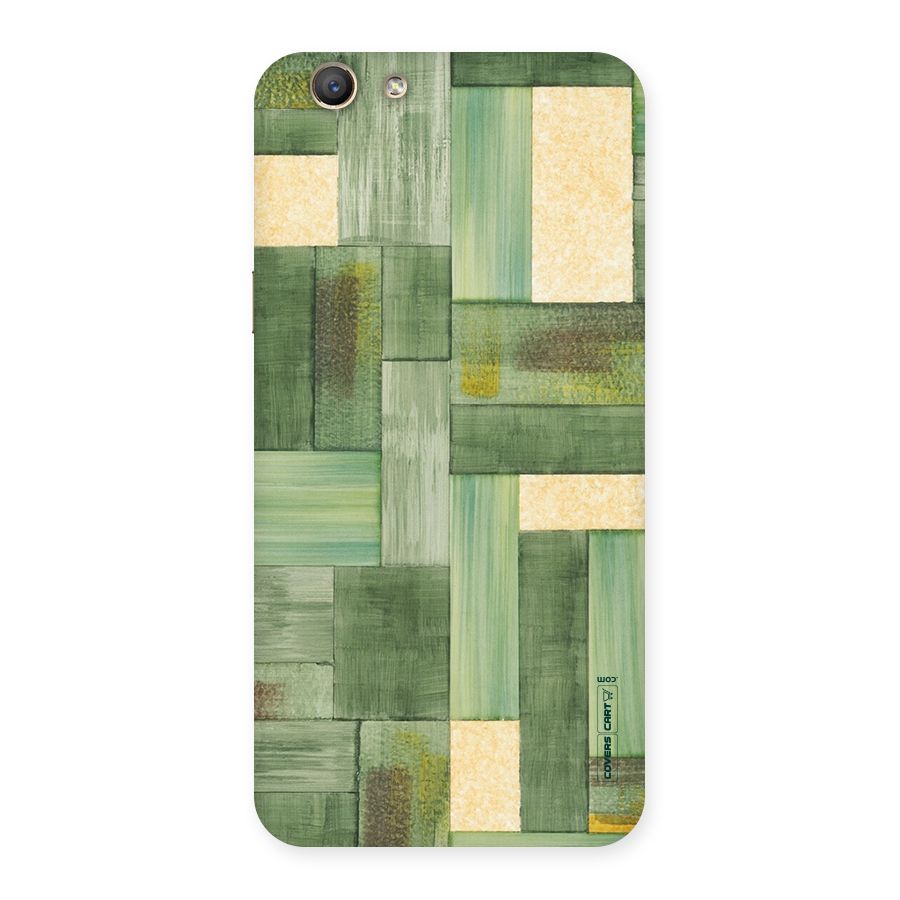 Wooden Green Texture Back Case for Oppo F1s
