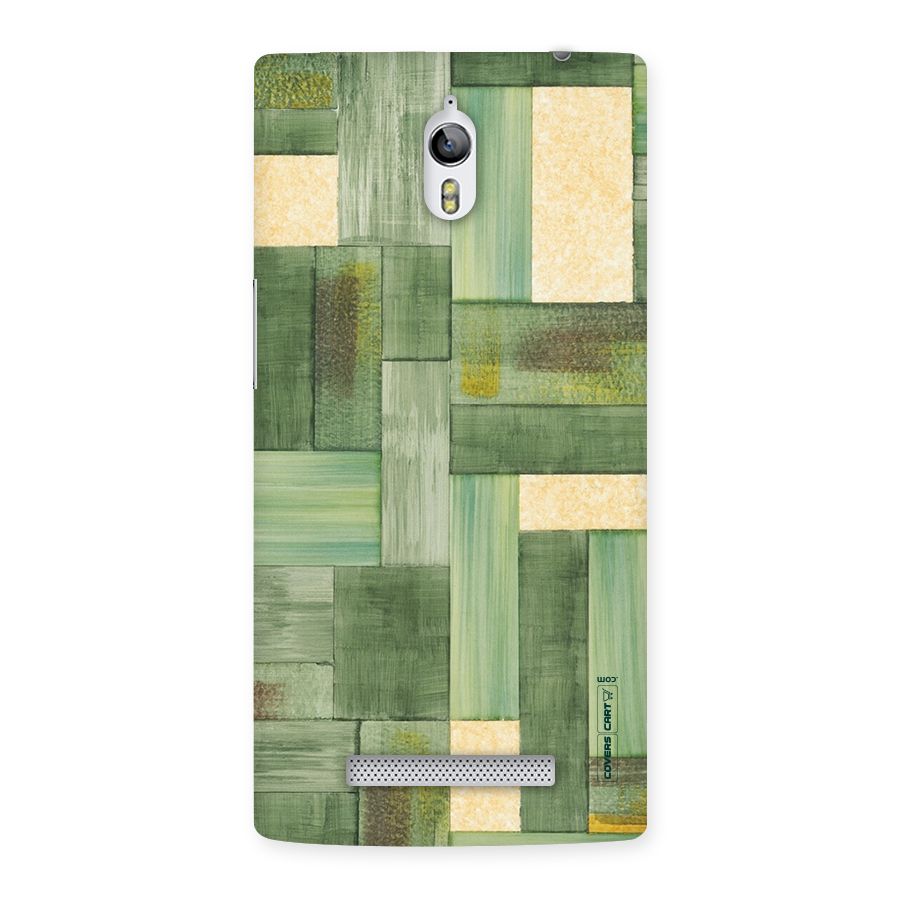 Wooden Green Texture Back Case for Oppo Find 7